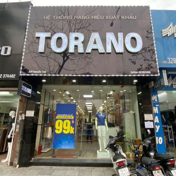 Biển Shop Hàng Hiệu Xuất Khẩu Torano